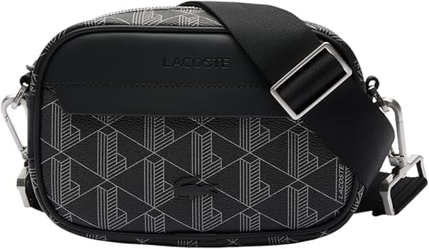 LACOSTE ボディバッグ ブラック Piqué Crossbody - Bags - New In 2025 | Lacoste